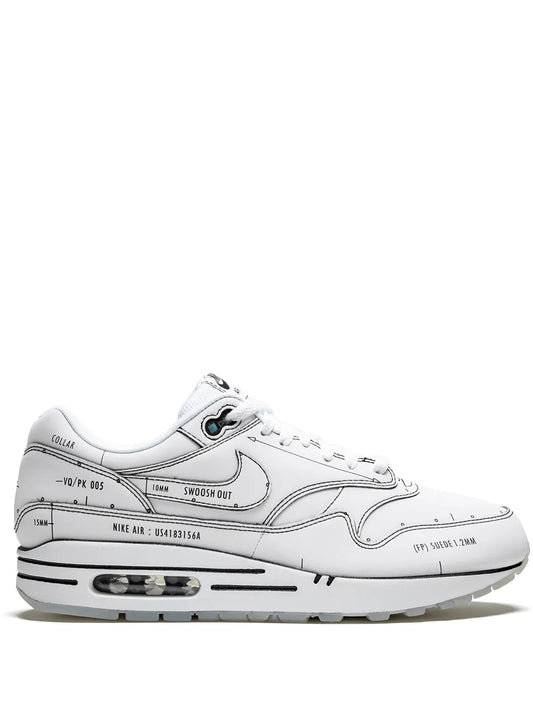 Nike Air Max 1 Sketch Schematic Sneakers