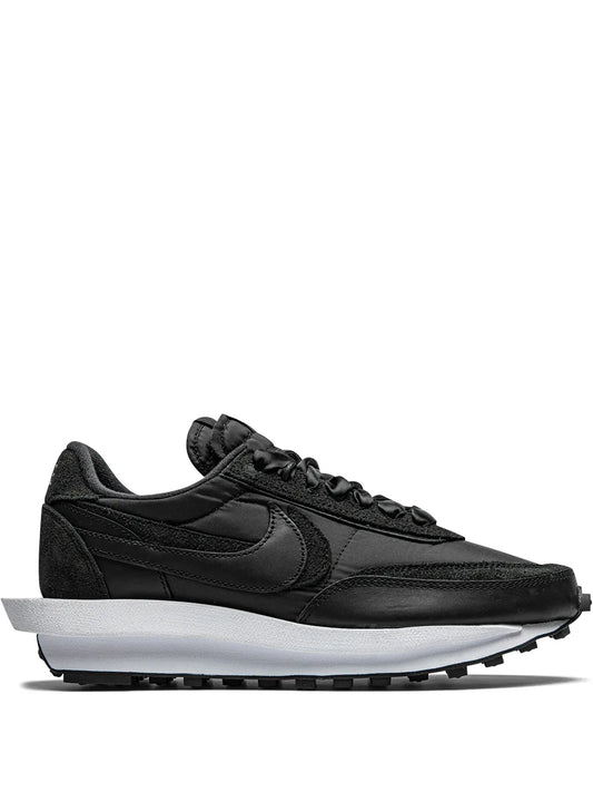 Nike X Sacai Ldwaffle Black Nylon Sneakers