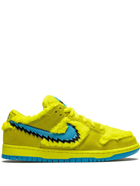 Nike X Grateful Dead Sb Dunk Low Yellow Bear Sneakers