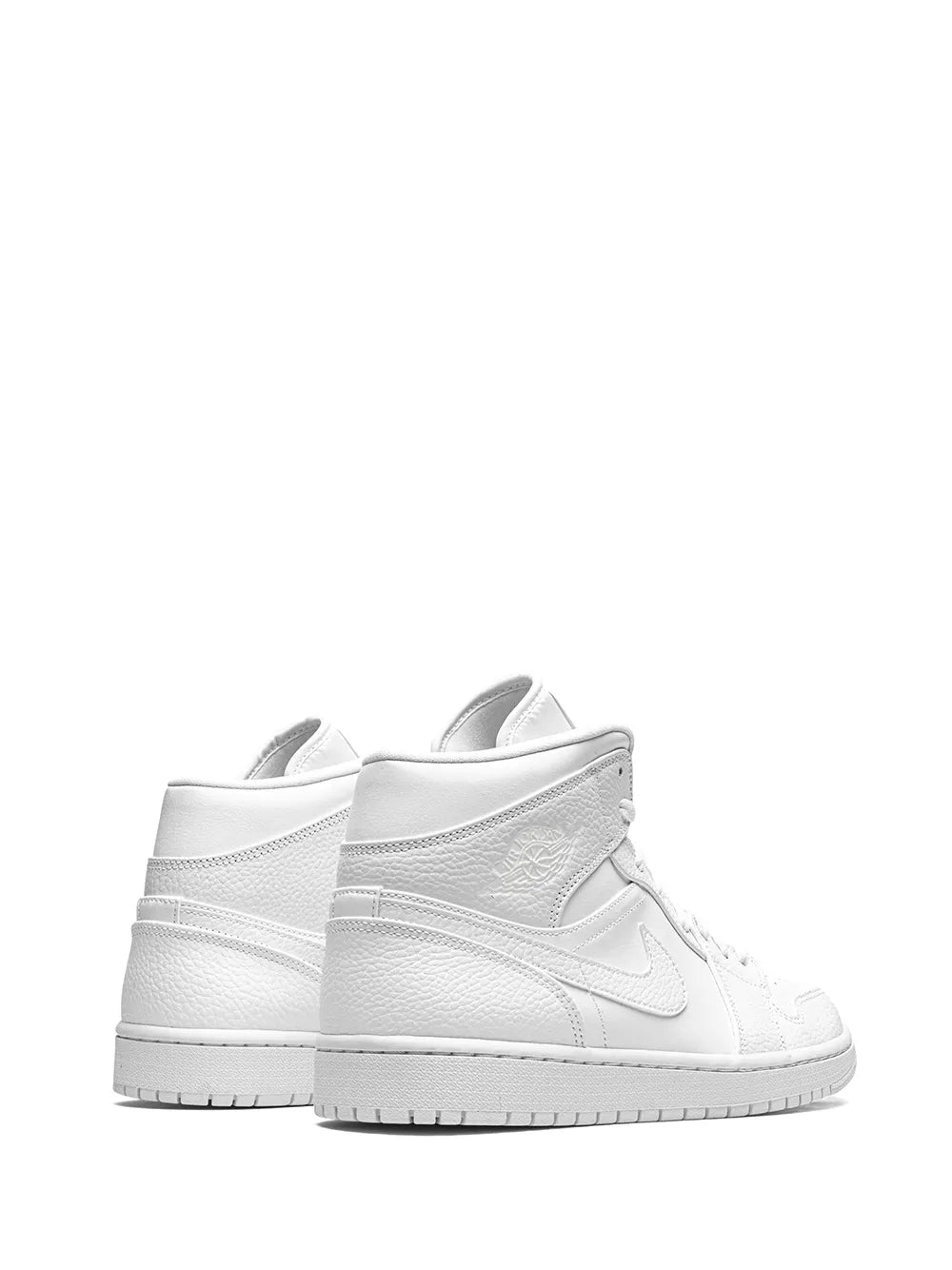 Nike Air Jordan 1 Mid Triple White Sneakers
