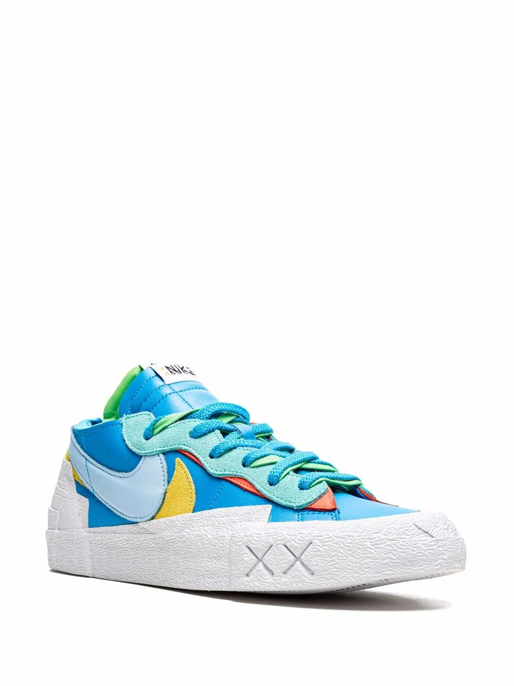 Nike X Kaws X Sacai Blazer Low Blue Sneakers