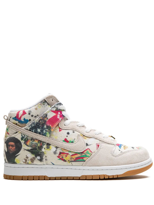 Nike X Supreme Sb Dunk High Rammellzee Sneakers