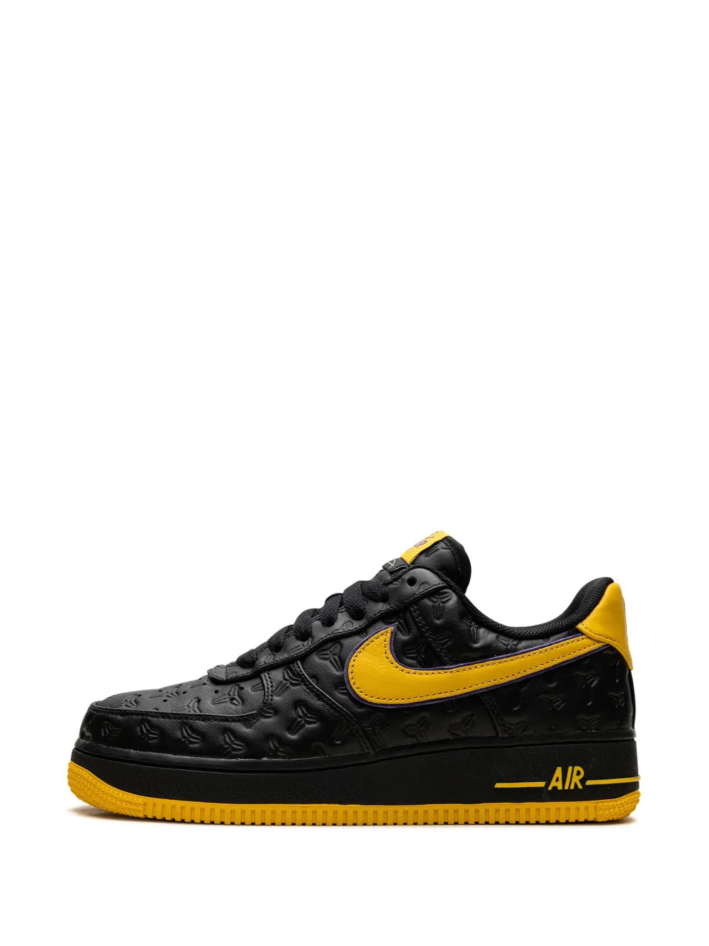 Nike X Kobe Bryant Air Force 1 Low Lakers Away - Black/Varsity Maize/Varsity Purple Sneakers